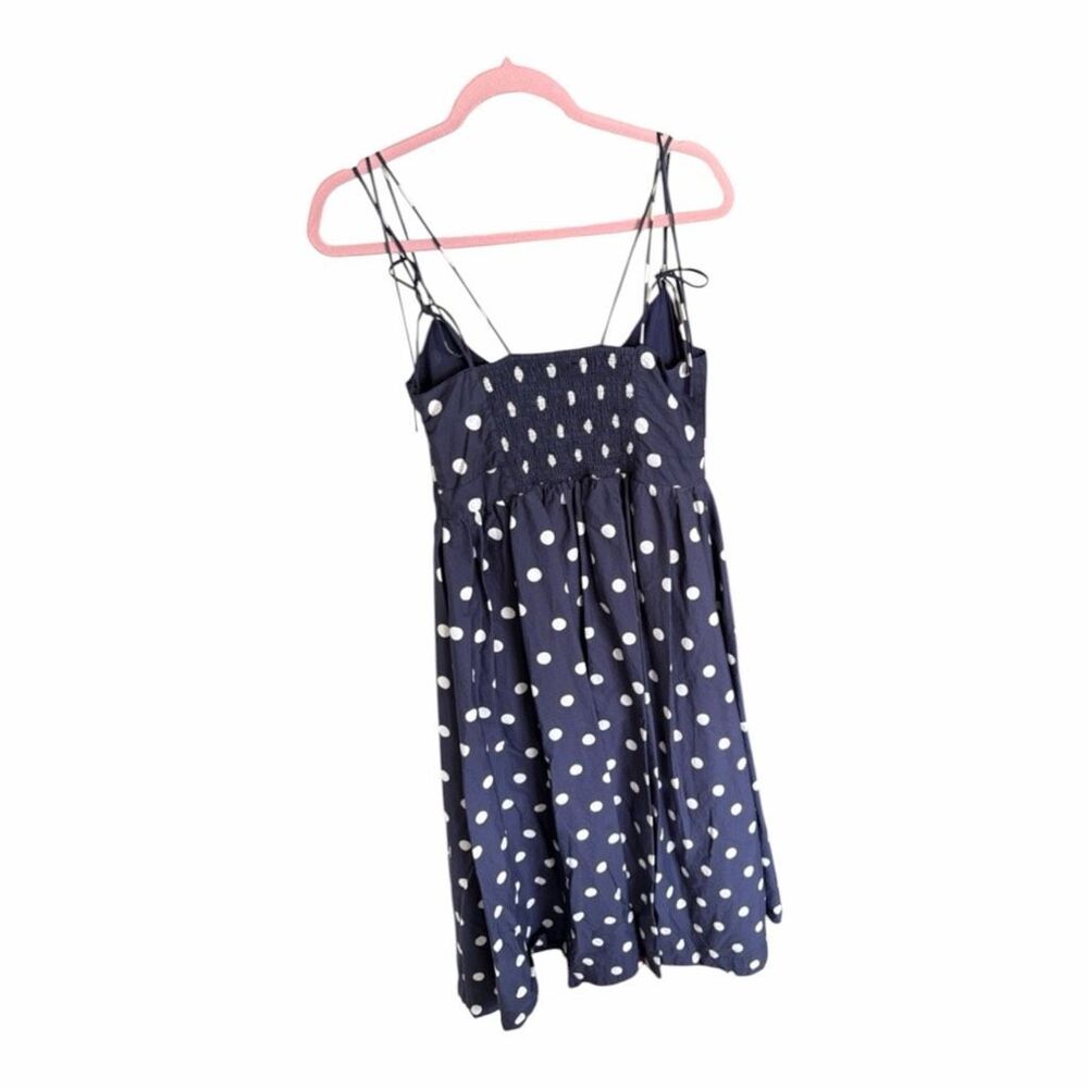 ✨EN SAISON Polka Dot Navy & White Sz Large Dress✨ - Picture 5 of 6